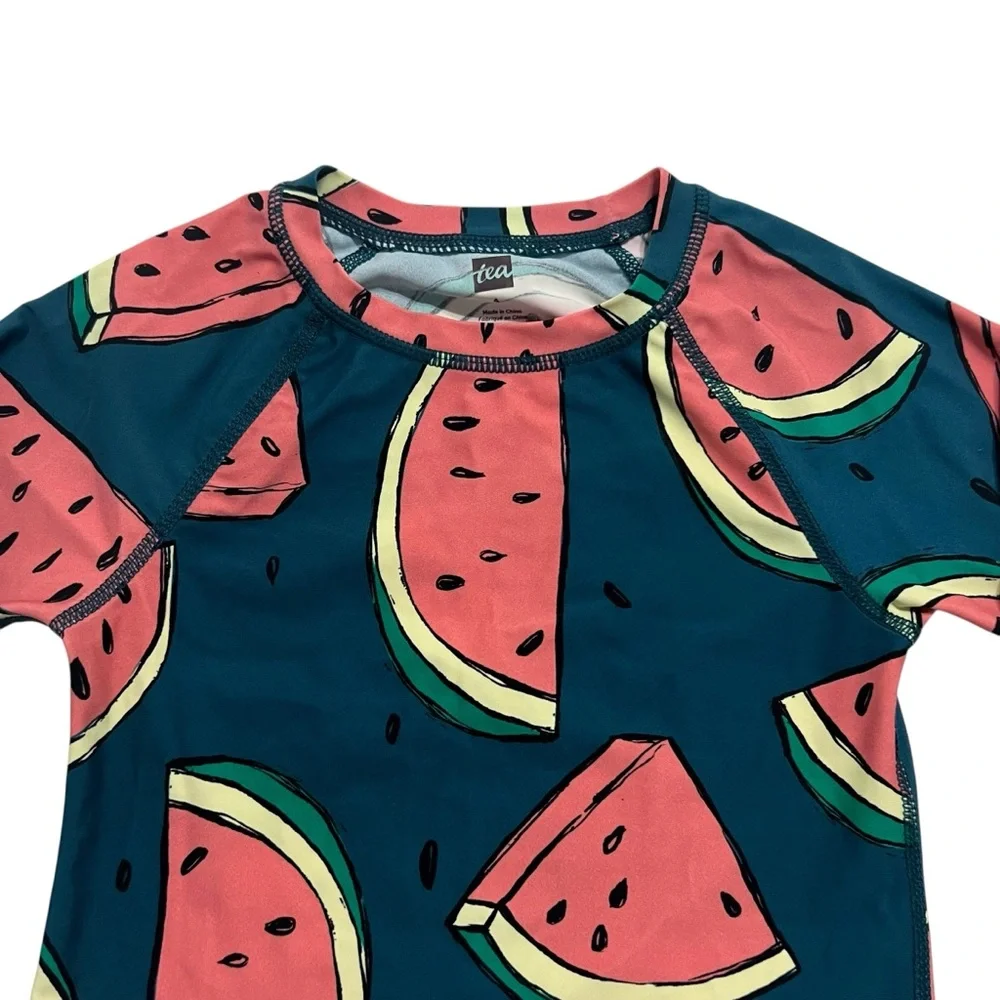 Tea Collection 4Y Watermelon Rashguard Swim Shirt